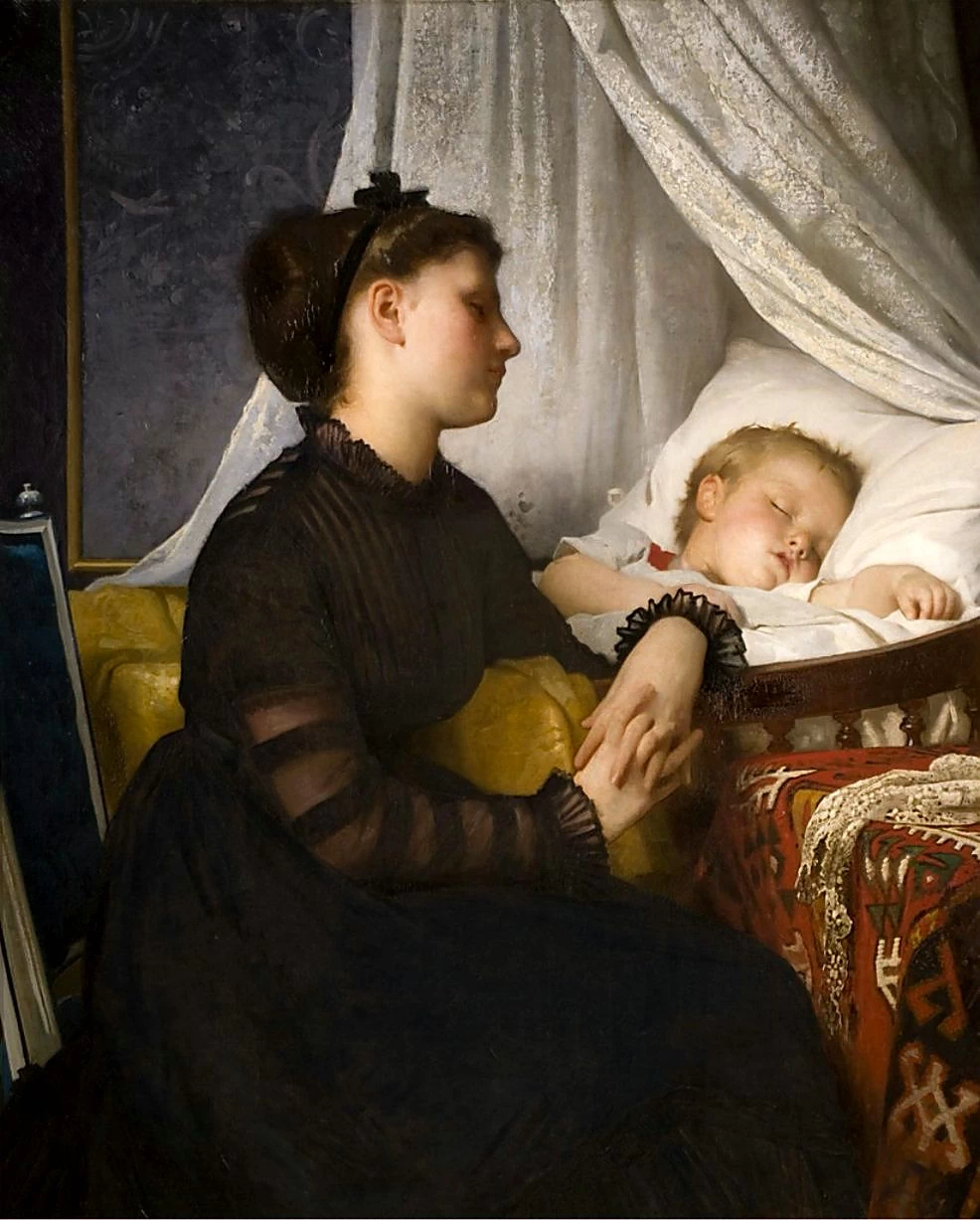 Vedova e senza padre, 1874